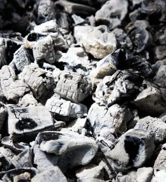 Coals burned Stock Photos