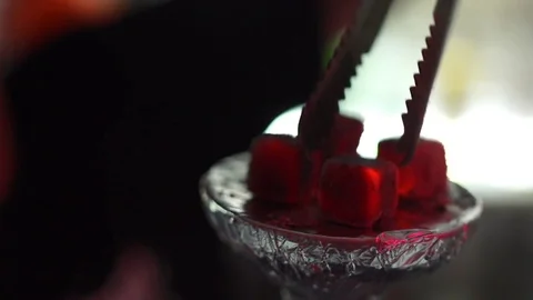 Coals for hookah Stock Footage 81919774