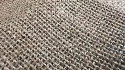 Coarse burlap fabric texture close up Stock-Footage 341914928