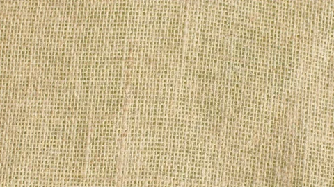 Coarse burlap of rare weave Stock Footage 137738055