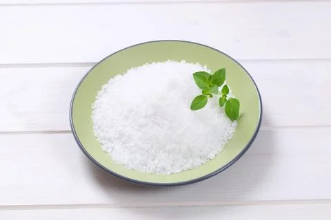 Coarse grained salt Stock Photos
