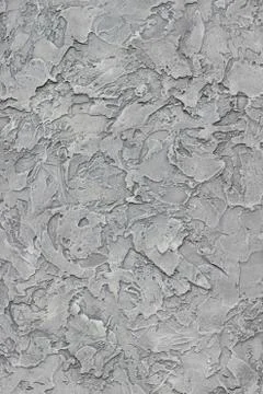 Coarse grey plaster wall for background or texture Stock Photos