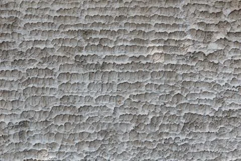Coarse horizontal texture on concrete wall Stock Photos