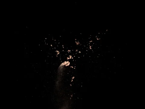 Coarse Particles [02-10] - Dirt Powder Debris Fragment Dust Pebble Stock Footage 91275622