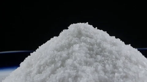 Coarse Salt Detailed Texture Background Macro closeup Stock Footage 100195130