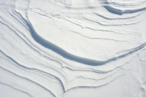 Coarse texture of the snow Stock Photos