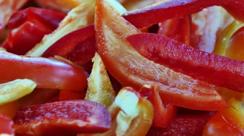 Coarsely shredded pepper as background. Stock Footage 53771085