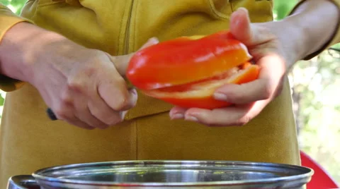 Coarsely shredded pepper as background. Stock Footage 53771176