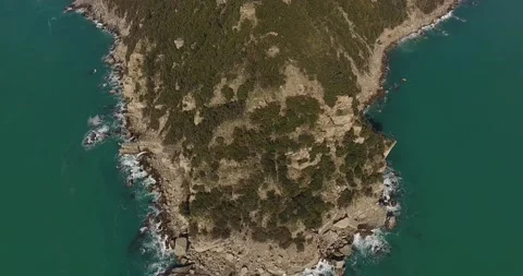 Coast from above Stock Footage 132959148