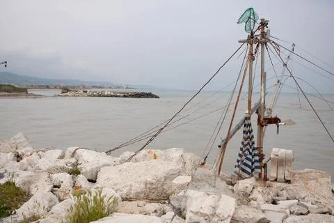 The coast of Abruzzo Stock Photos