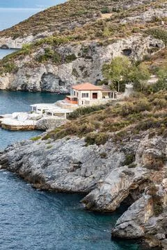 Coast of the Aegean Fotos Stock
