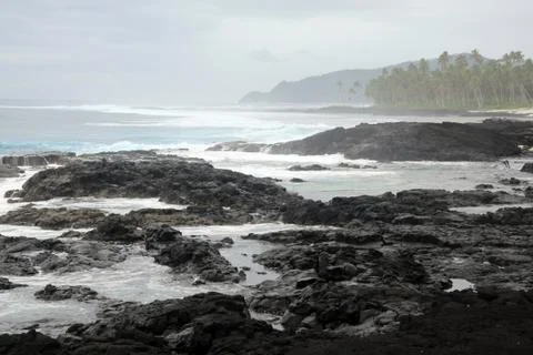 Coast in amoa Stock Photos