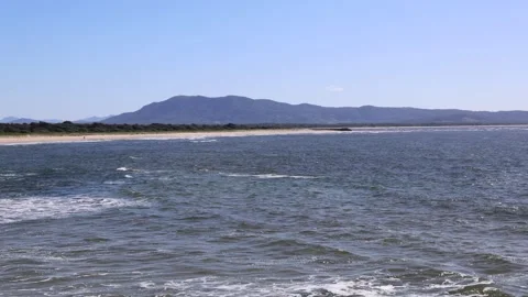 Coast and Hill Stock Footage 313342093