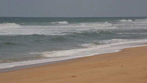 Coast and surf Video stock 122594211