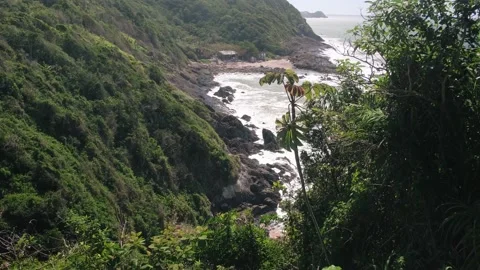 The coast of the Atlantic ocean Stock Footage 138283986