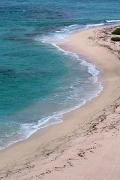 Coast of Barbuda Stock Photos