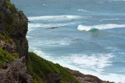 Coast of Barbuda Stock Photos