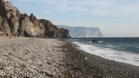 Coast of the Black Sea 스톡 동영상 93863285