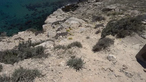The coast in the blacks of almeria Stock Footage 90169355