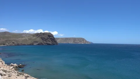 The coast in the blacks of almeria Stock Footage 90170430