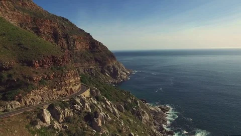 Coast of Cape Town, South Africa Stock Footage