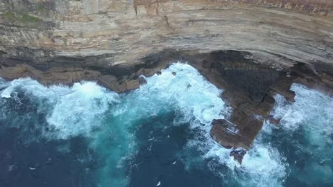 Coast Cliff Stock Footage 155910457