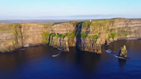 Coast, Cliff, Moher, Landscape Stock Footage 298372557