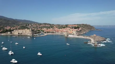 Coast of Collioure Stock Footage 331874529