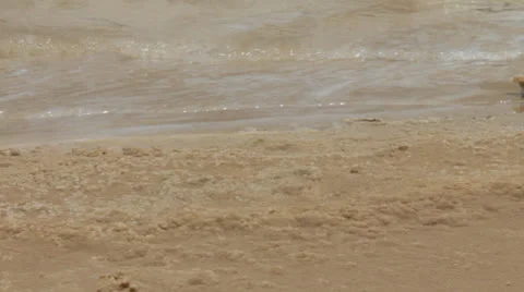 Coast of Dead sea Stock Footage 22840916