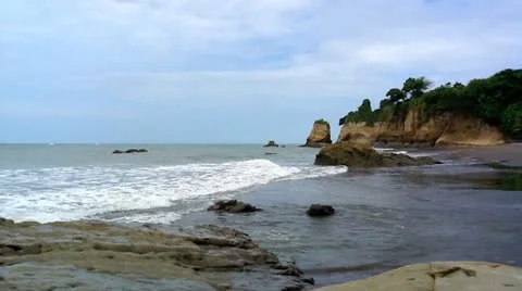 Coast of ecuador Stock Footage 10838752