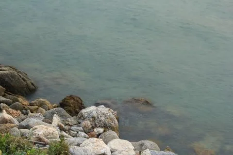 Coast in the evening Stock Photos