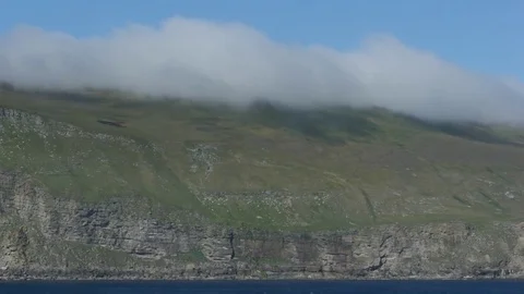 Coast of the Faroe Islands Stock Footage 78033176