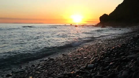 Coast Stock Footage 8685943