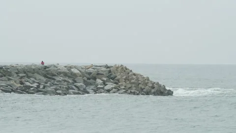 At the coast Stock Footage 340212609