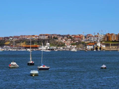 Coast of getxo Stock Photos