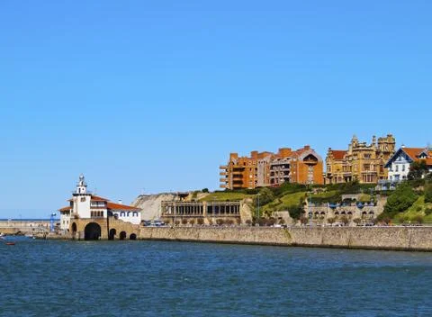Coast of getxo Stock Photos