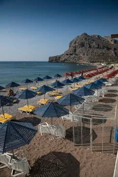 Coast in greece Stock Photos