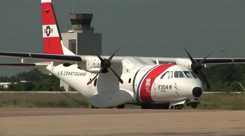 Coast Guard Aircraft Stock Footage