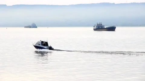 Coast guard boat Stock Footage 41017277