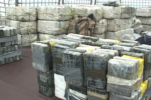 Coast Guard Cocaine Stock Footage 12655467