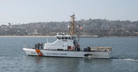 Coast Guard Cutter 04 스톡 동영상 46248231