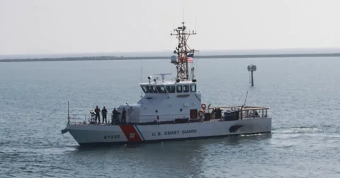 Coast Guard Cutter 05 스톡 동영상 46246256