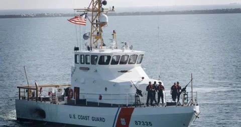 Coast Guard Cutter 4k 스톡 동영상 46246592