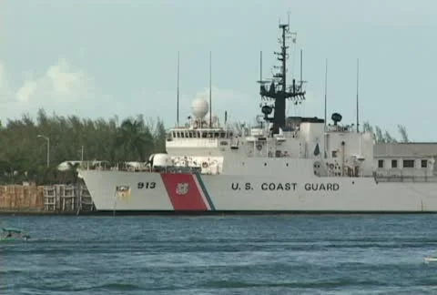Coast Guard Cutter Stock Footage 21010460