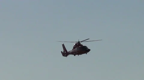 Coast Guard helicopter Stock Footage 44088173