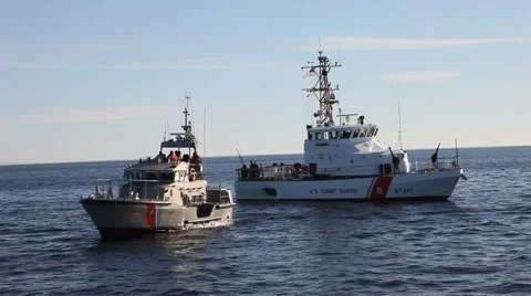 COAST GUARD PATROL Stock Footage 42724167