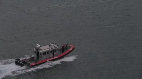 Coast Guard Patrolling Video stock 46875616