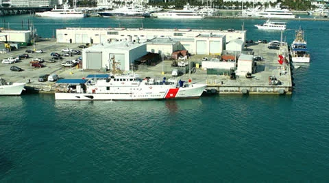 Coast guard ship Stock-Footage 23394572