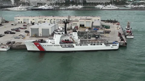 Coast Guard Ship Stock Footage 43163956