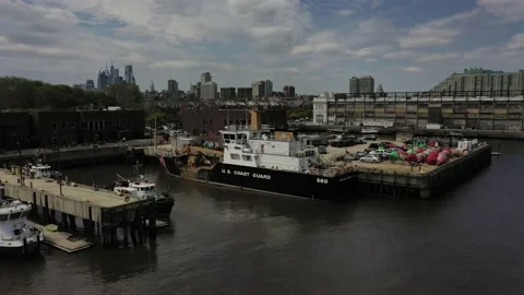 Coast Guard Ship Stock Footage 130351651